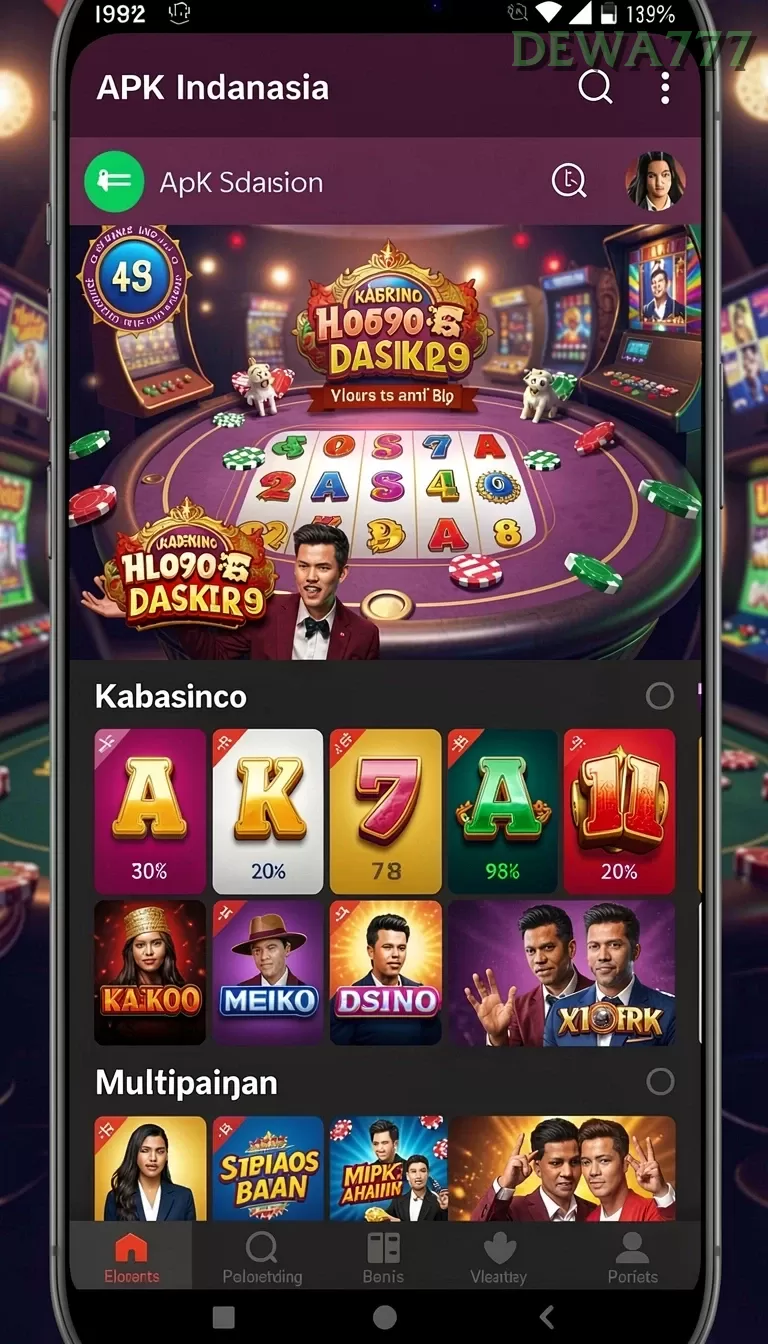Cuplikan layar PETI4D — halaman utama