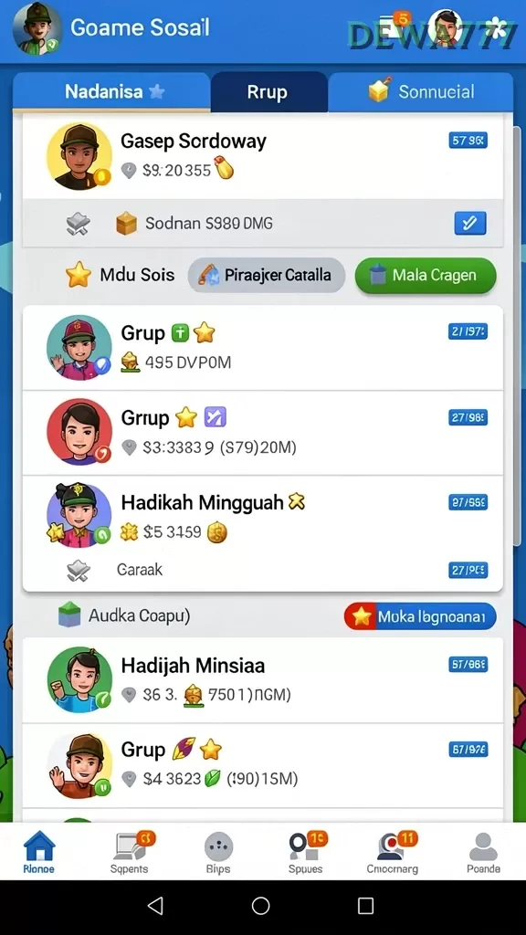 Cuplikan layar KOINAGA88 — halaman utama
