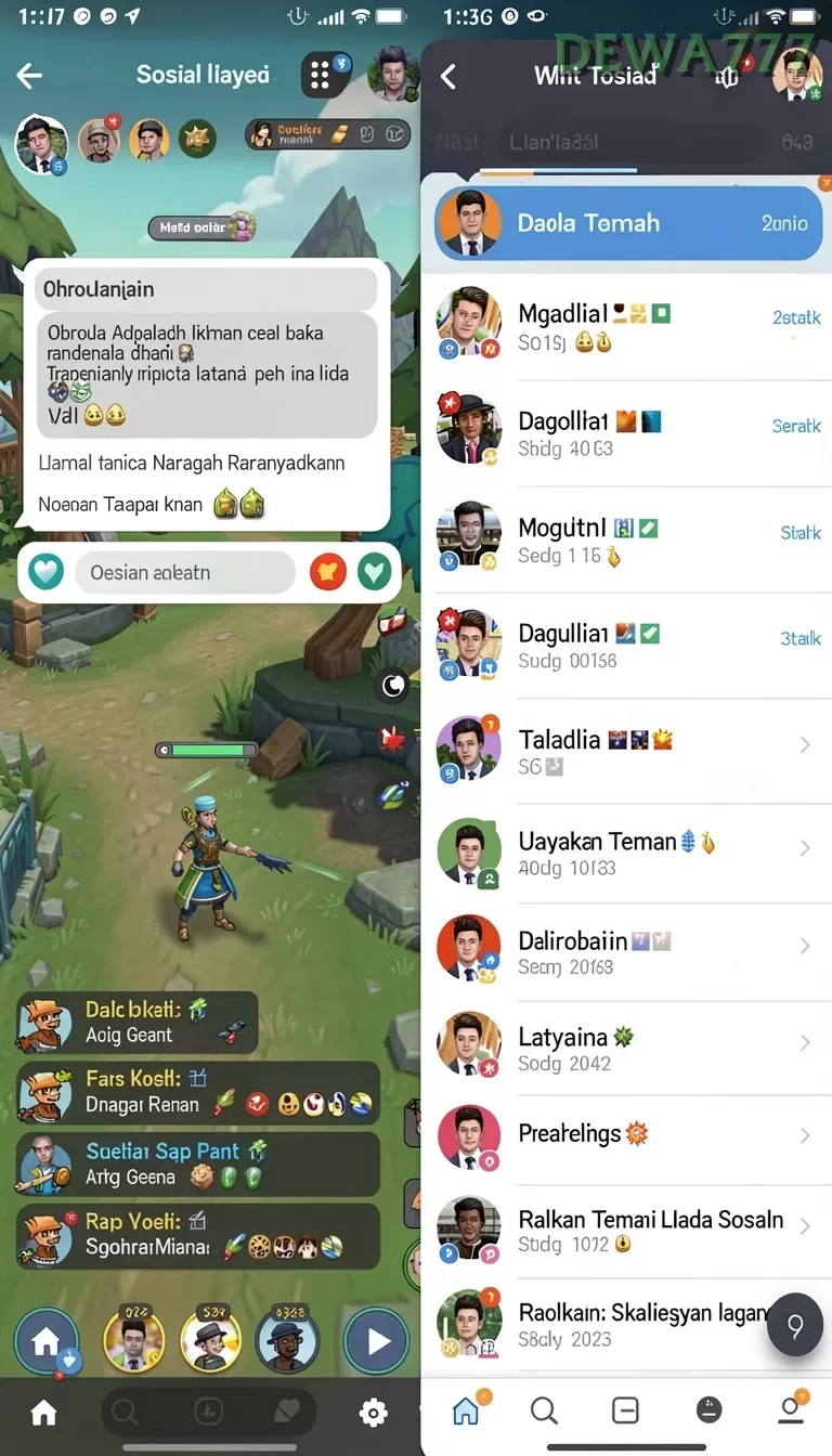 Cuplikan layar GUATOGEL — pengaturan akun