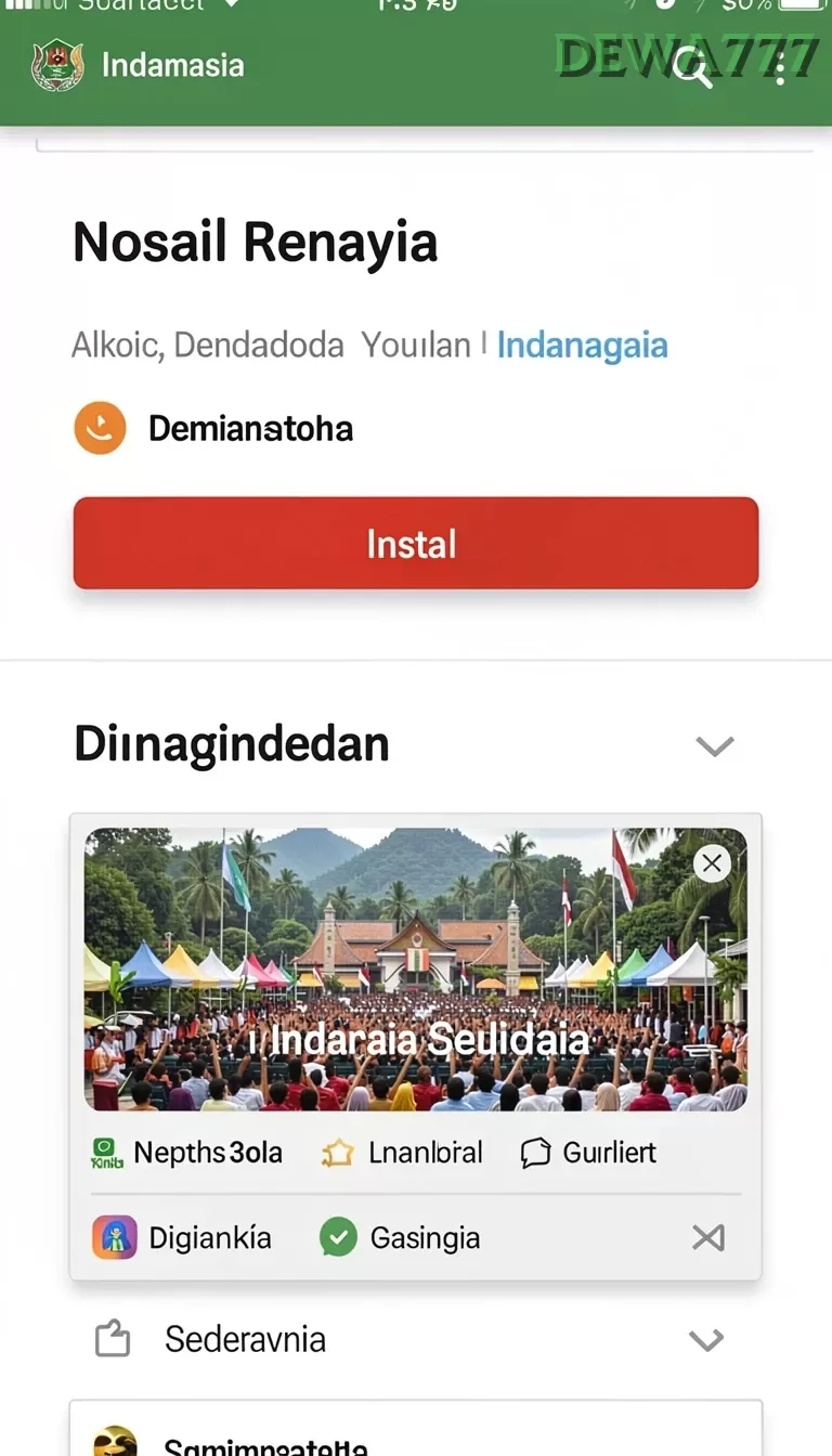 Cuplikan layar MPO555 — halaman utama