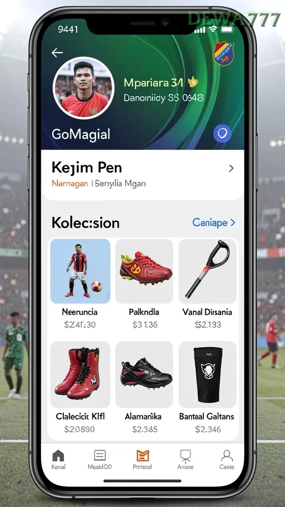 Cuplikan layar ULAR288 — pengaturan akun